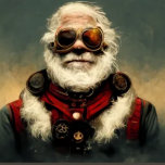 Steampunk Santa Wine Box<br><div class="desc">Steampunk Santa before and after a busy holiday season.</div>