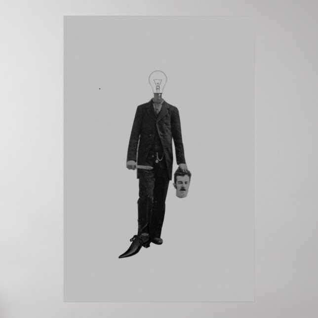 Steampunk Science Fiction Robot Cyborg Murder Poster (Front)