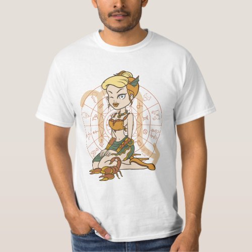 STEAMPUNK SCORPIO PIN UP GIRL SCORPIO ZODIAC SIGN  T_Shirt