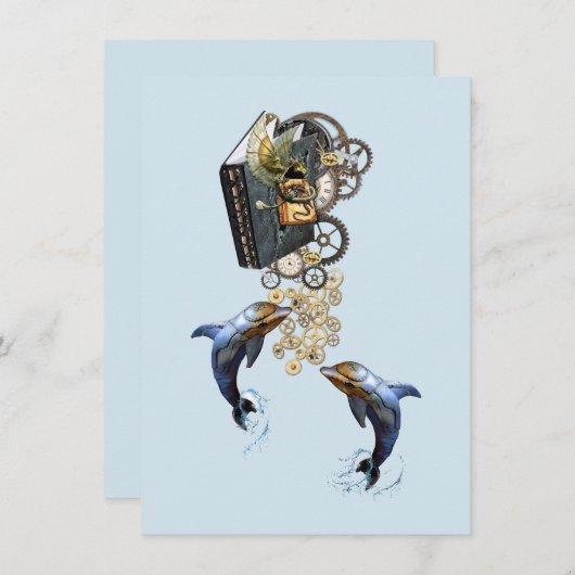 Steampunk sculpture -Art Trendy (Front/Back)