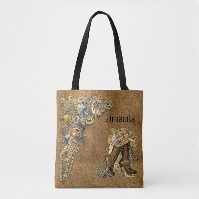 Steampunk Sculptures Party Gifts Tote Bag (Front)