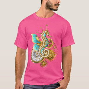 Steampunk Seahorse Medieval Design Art Seahorse Lo T-Shirt