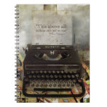 Steampunk Shakespeare Quote Hardcover Notebook at Zazzle