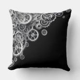 A World of Steam and Gears Throw Pillow for Sale by fkc666