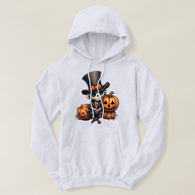 Steampunk Skeleton Hoodie (Design Front)