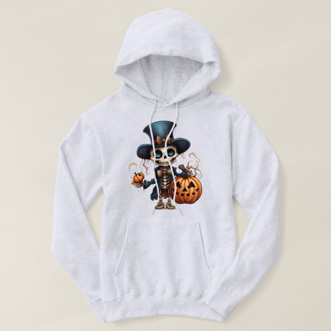 Steampunk Skeleton Hoodie (Design Front)