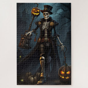 Steampunk Skeleton Jigsaw Puzzle