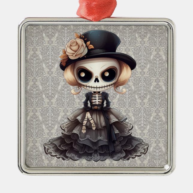 Steampunk Skeleton Ornament (Front)