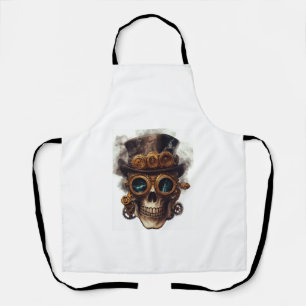 Steampunk Skull Engine Apron