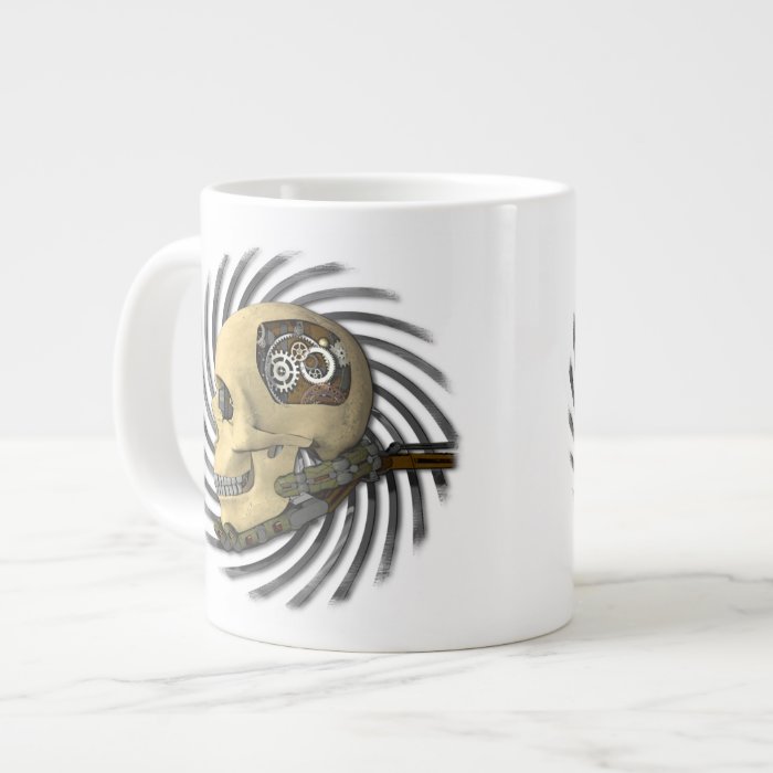 Steampunk Skull Extra Large Mugs