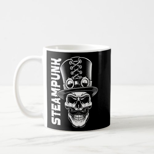 Steampunk Skull Gentleman Retro Vintage Cyber Punk Coffee Mug