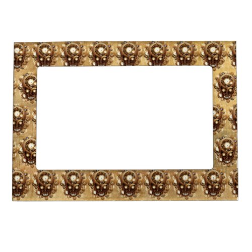 Steampunk Skull Gothic Style Magnetic Frame