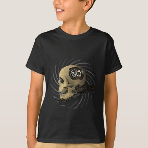 Steampunk Skull T_Shirt