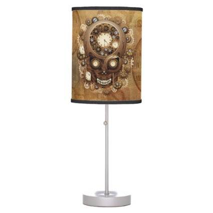 Steampunk Skull Vintage Style table_lamp Table Lamp