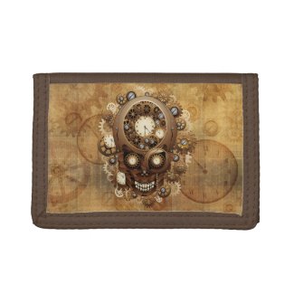 Steampunk Skull Vintage Style Wallet