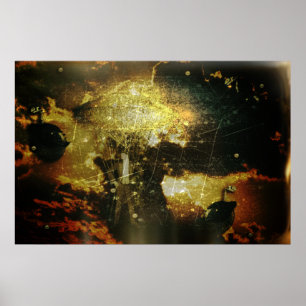 Steampunk Sky Poster