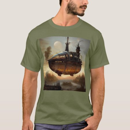 Steampunk Sky Ship T-shirt