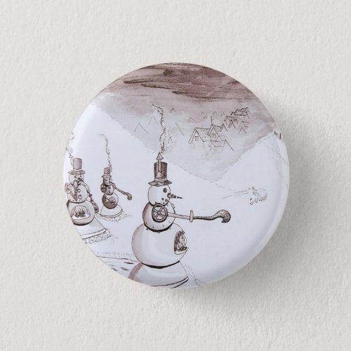 Steampunk Snowbots 15 in Button