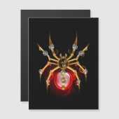 Steampunk spider on black (Front/Back)