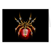 Steampunk spider on black (Front Horizontal)