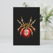 Steampunk spider on black (Standing Front)