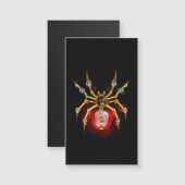 Steampunk spider on black (Front/Back)