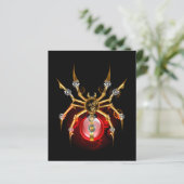 Steampunk spider on black (Standing Front)