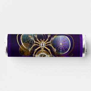 Steampunk Spider on Purple Background Breath Savers® Mints
