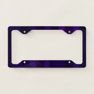 Steampunk Spider on Purple Background License Plate Frame