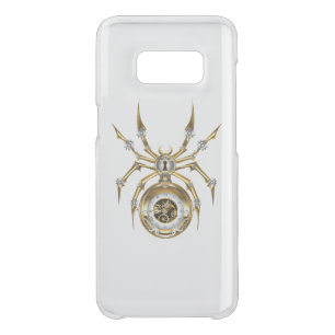 Steampunk Spider on Purple Background Uncommon Samsung Galaxy S8 Case