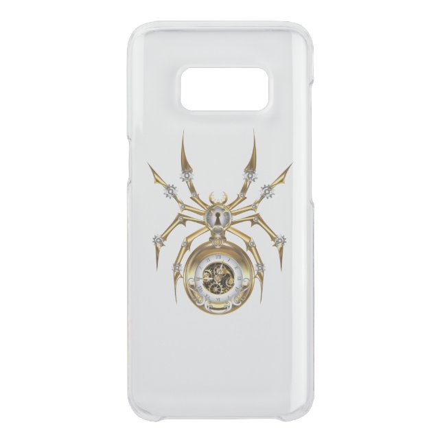 Steampunk Spider on Purple Background Uncommon Samsung Galaxy Case (Back)