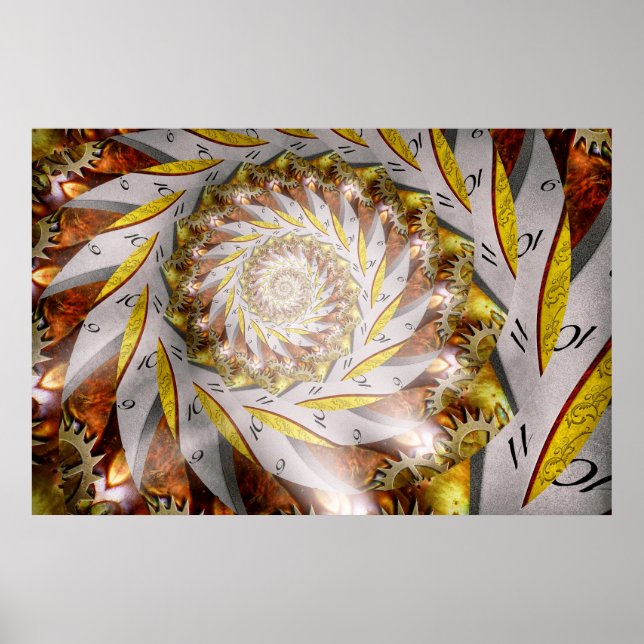 Steampunk - Spiral - Time Iris Poster (Front)