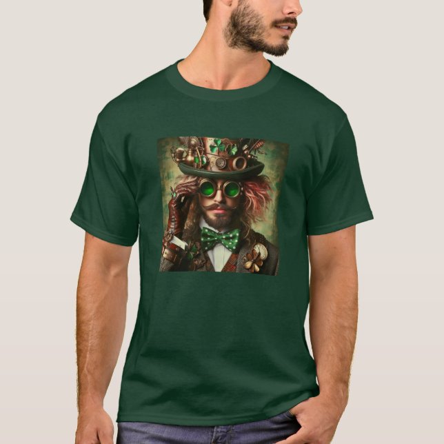 Steampunk St. Patrick T-Shirt (Front)