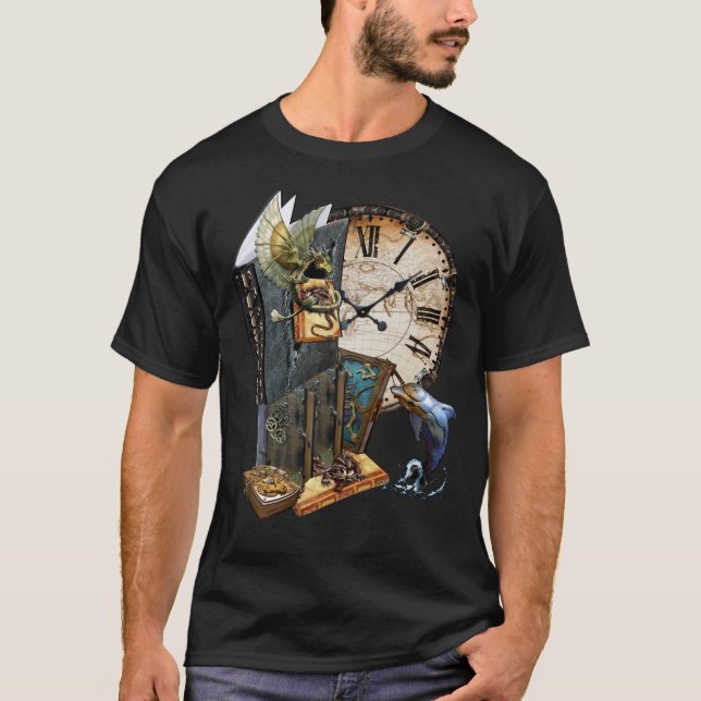 Steampunk-story telling shirt design (Front)