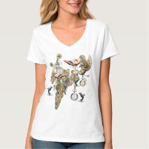 Steampunk-story telling shirt design
