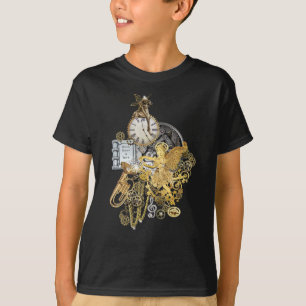 Steampunk-story telling shirt design
