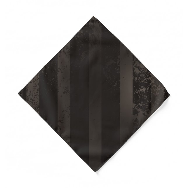Steampunk striped brown background bandana (Front)