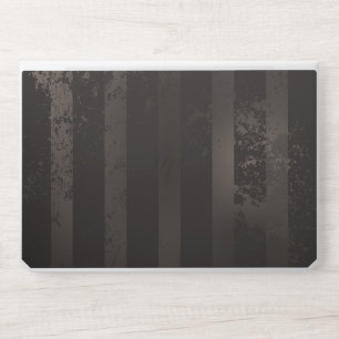 Steampunk striped brown background HP laptop skin
