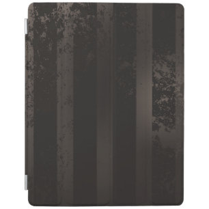 Steampunk striped brown background iPad smart cover