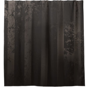 Steampunk striped brown background shower curtain