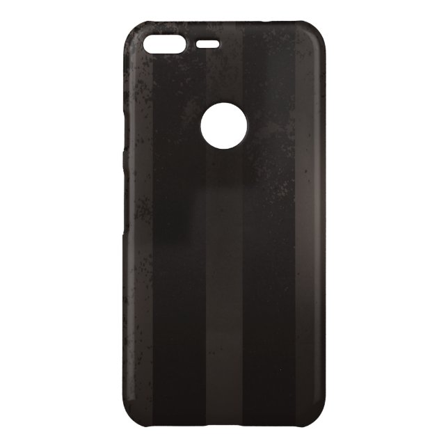 Steampunk striped brown background uncommon google pixel XL case (Back)