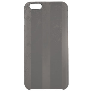Steampunk striped brown background clear iPhone 6 plus case