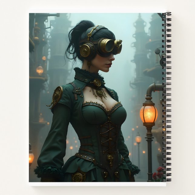 Steampunk Style Notebook (Back)