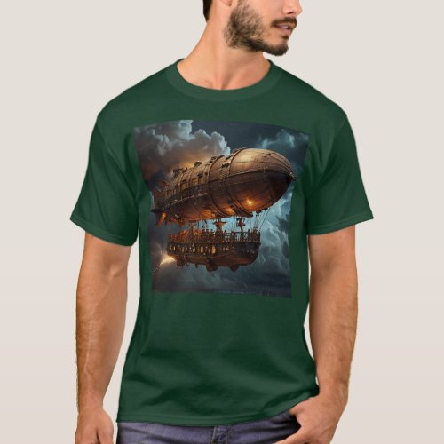 Steampunk Submersible Ocean_liner T_Shirt