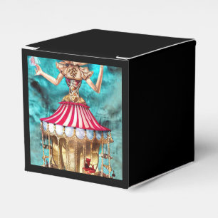 Steampunk Surreal Circus Big Top Favor Boxes