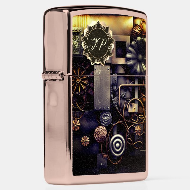 Steampunk Symphony Metal art Zippo Lighter (Right)