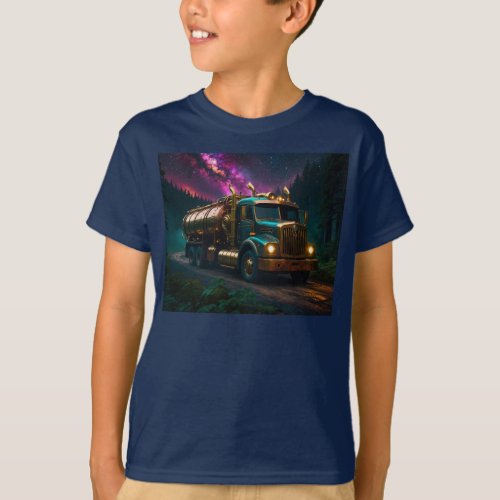 Steampunk Tanker Truck T_Shirt