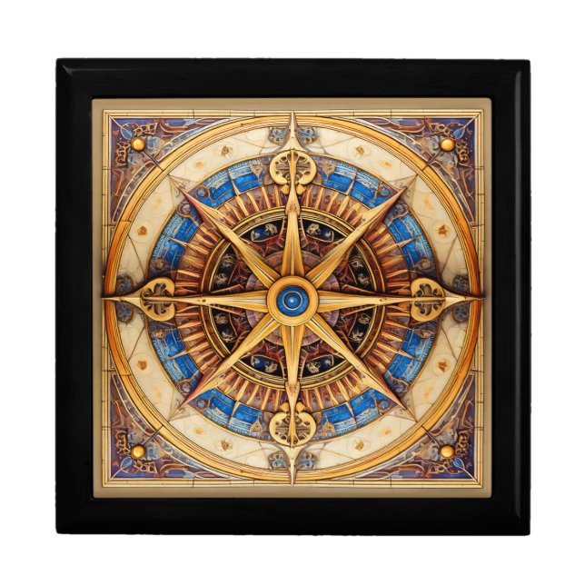 Steampunk Tarot Star Pattern#1 ID1081 Gift Box (Front)