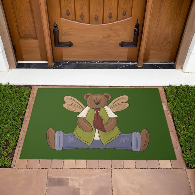 Steampunk Teddy Bear with Fairy Wings  Doormat (Creator Uploaded)