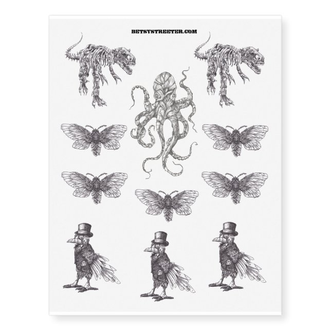 Steampunk Temp Tattoo Extravaganza (Front)